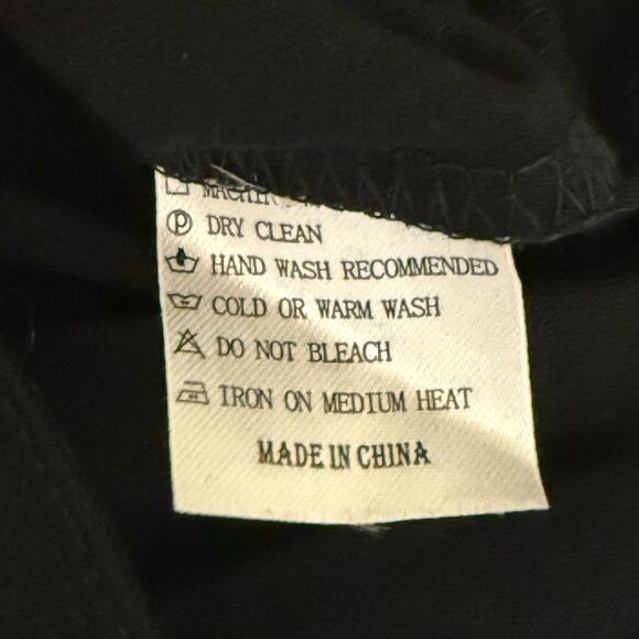 MANGOPOP - Black Long Sleeve Bodysuit - Women's size L NWT! - Picture 6 of 8